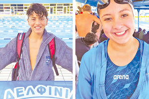 ΚΟΛΥΜΒΗΣΗ ΔΕΛΦΙΝΙΑ: Μουλακάκης και Καλεμάκη ξεχώρισαν στον πρώτο αγώνα