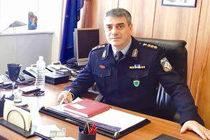 Σήμερα αναλαμβάνει επισήμως τα καθήκοντά του ο νέος γενικός Αστυνομικός Διευθυντής Περιφέρειας Κρήτης υποστράτηγος Ν. Σπυριδάκης