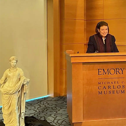 Η κ. Μενδώνη στο Πανεπιστήμιο