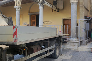 ΛΟΓΩ ΔΙΑΒΡΩΣΗΣ Προχωρούν οι εργασίες αποκατάστασης στη Βασιλική του Αγίου Μάρκου