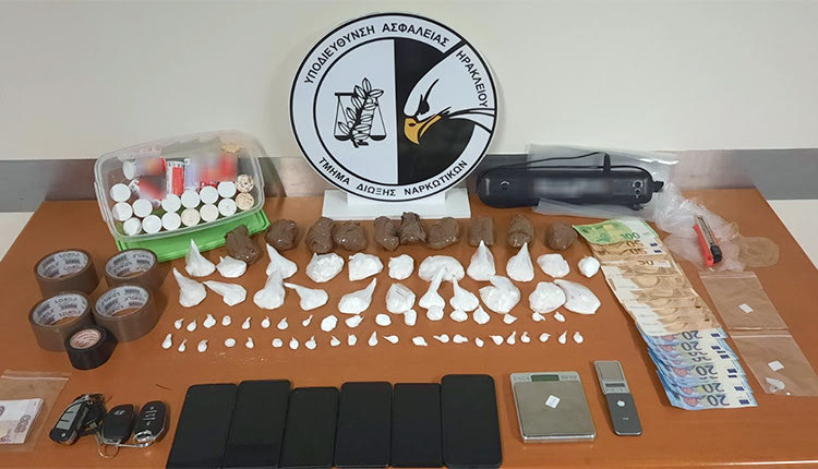 Η κατασχεθείσα ποσότητα στο λιόφυτο των Μαλίων