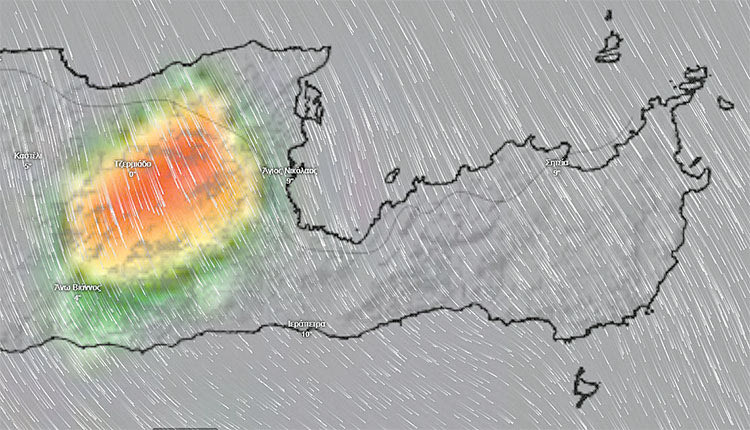 Στο μάτι της κακοκαιρίας το Οροπέδιο Λασιθίου 