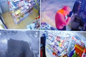 Ο νεαρός δράστης έφυγε όταν ενεργοποιήθηκε ο συναγερμός