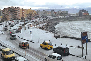 Τον Ιανουάριο του 2022 τα χιόνια είχαν φτάσει μέχρι την παραλιακή