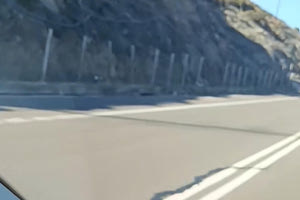 Δοκιμαστικό υλικό στον εθνικό δρόμο προς Αγία Πελαγία προκάλεσε ερωτηματικά…