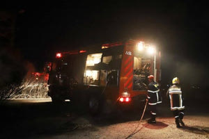 Φωτιά τη νύχτα σε δύο μηχανήματα έργων στην περιοχή των Λινοπεραμάτων