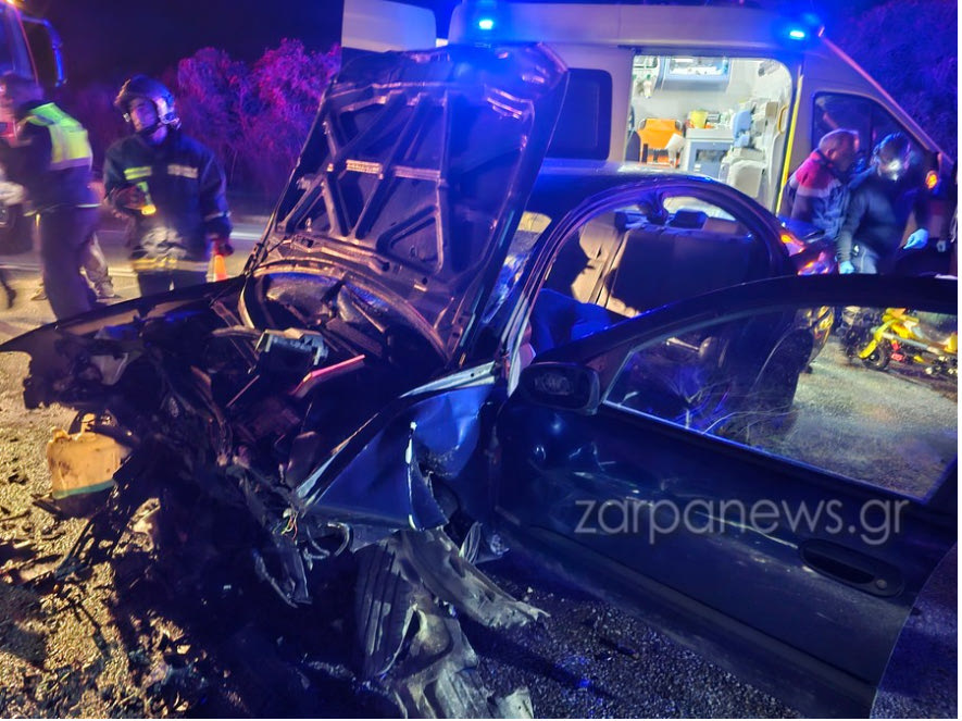 Τροχαίο: Οικογενειακή τραγωδία στα Χανιά