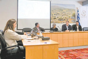 ΣΤ’ ΑΝΩΓΕΙΑ Η 3η ΣΥΝΑΝΤΗΣΗ ΔΙΑΒΟΥΛΕΥΣΗΣ ΤΗΣ ΣΤΡΑΤΗΓΙΚΗΣ ΟΧΕ ΕΜΒΛΗΜΑΤΙΚΩΝ ΔΙΑΔΡΟΜΩΝ ΤΗΣ ΠΕΡΙΦΕΡΕΙΑΣ ΚΡΗΤΗΣ Το γεωπάρκο Ψηλορείτη και το μινωικό ανάκτορο της Ζωμίνθου στο επίκεντρο