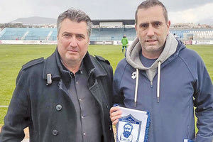 Ο κ. Καλαντζάκης με τον κ. Τουτζάρη στην Αλικαρνασσό