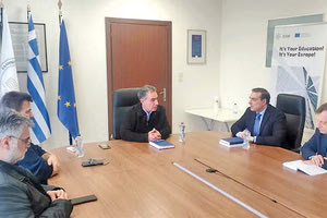 Συνάντηση του αντιπεριφερειάρχη Γιώργου Ματαλλιωτάκη με τον πρύτανη του ΕΛΜΕΠΑ