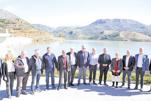 Στα έργα του ΟΑΚ Χρήστος Σταϊκούρας και Nίκος Ταχιάος