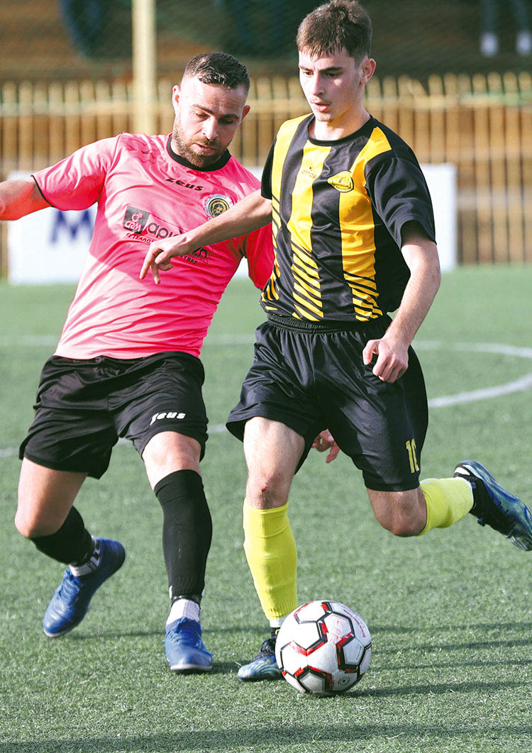 Φάση απο το παιχνίδι του Εργοτέλη με τον Ρωμανό