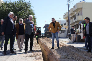 Αυτοψία Καλοκαιρινού στα έργα της ΔΕΥΑΗ