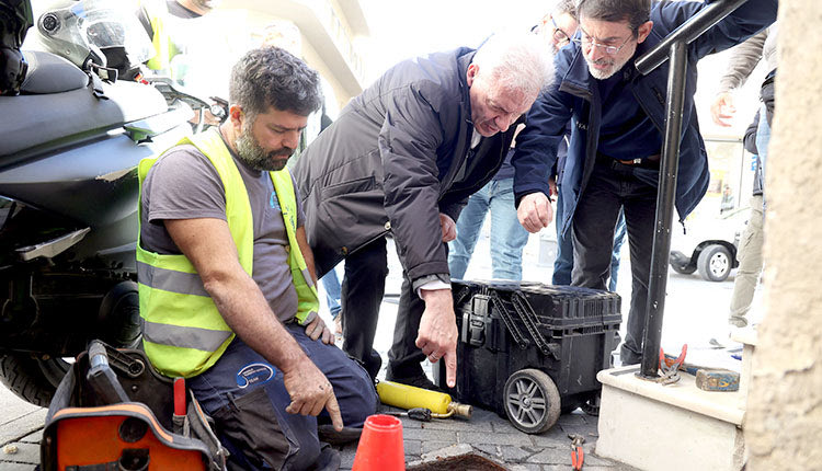 Αυτοψία Καλοκαιρινού στα έργα της ΔΕΥΑΗ
