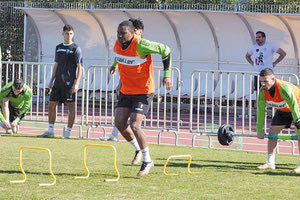 Από τη χθεσινή προπόνηση του Γιούχτα