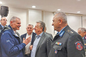 Από την επίσκεψη του υφυπουργού Κλιματικής Κρίσης και Πολιτικής Προστασίας κ. Τουρνά