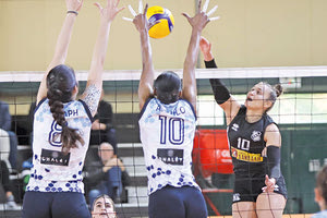 Η Μαριάτου σε φάση από το χθεσινό ματς του ΟΦΗ