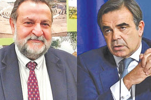 Επιστολή στον αντιπρόεδρο της Ευρωπαϊκής Επιτροπής Μαργαρίτη Σχοινά απέστειλε ο δήμαρχος Μινώα Πεδιάδας Βασίλης Κεγκέρογλου.