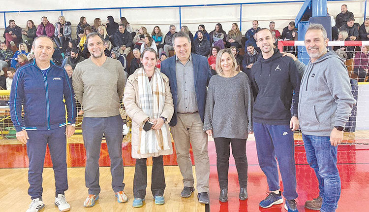 Οι εκπρόσωποι των διοργανωτών στην εκδήλωση