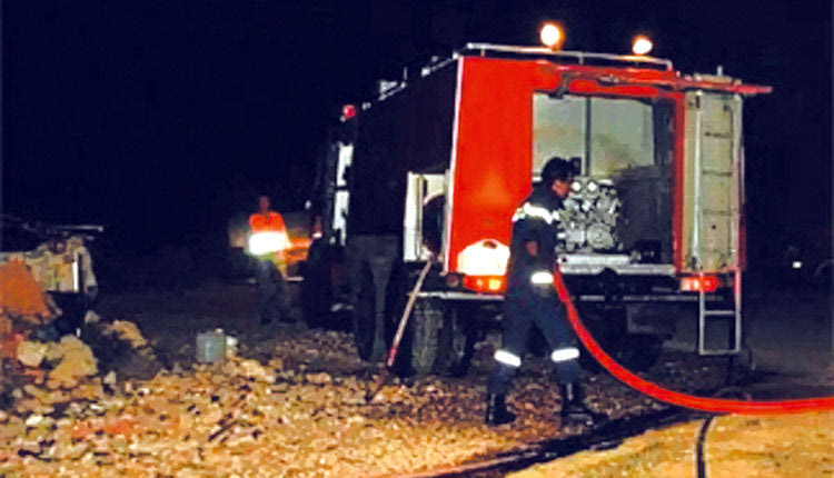 Η φωτιά εκδηλώθηκε χθες στα ξημερώματα