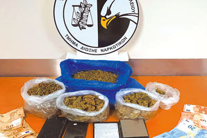 Τα ναρκωτικά που βρήκε η Δίωξη Ναρκωτικών