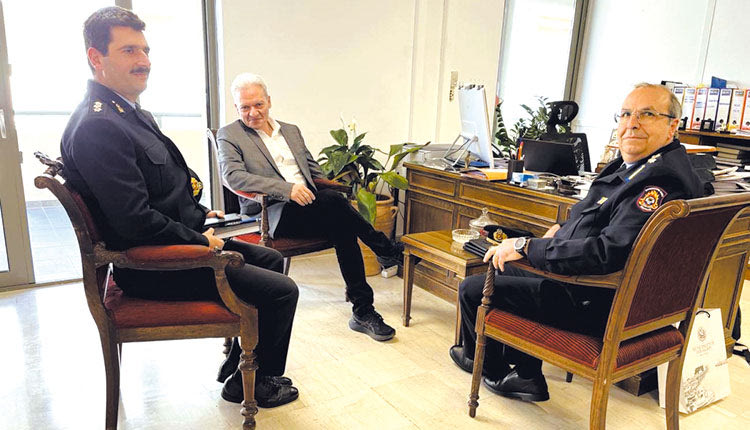 Στιγμιότυπο από τη χθεσινή συνάντηση