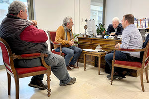 Από τη σύσκεψη που έγινε για το Παγκρήτιο στάδιο