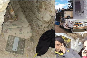 Σοκ προκαλεί η είδηση ότι μια οικογένεια στην ορεινή Κορινθία ζει σε ένα λαγούμι σε τριτοκοσμικές συνθήκες σαν «άνθρωποι των σπηλαίων».