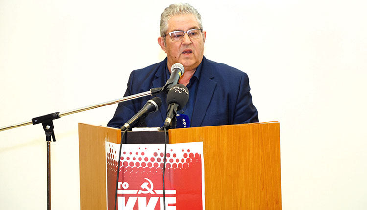 Στο Πανεπιστημιακό Νοσοκομείο μίλησε ο Δημήτρης Κουτσούμπας 