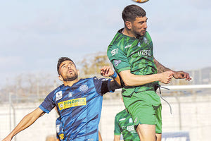 Στιγμιότυπο από το χθεσινό ντέρμπι στα Περβόλια