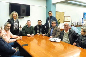 Ο δήμαρχος τούς μίλησε για το επιχειρησιακό πλάνο που υπάρχει για τον τουρισμό