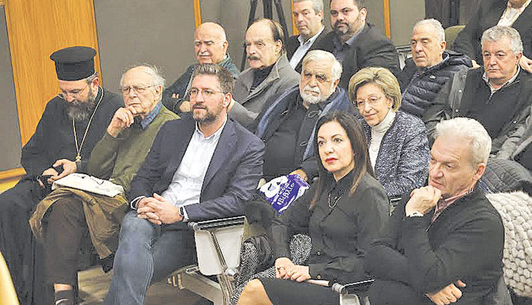 Από την εκδήλωση για την παρουσίαση του βιβλίου του Μίμη Ανδρουλάκη