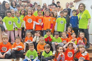 Μικροί αθλητές που πήραν μέρος στα «14α Φραγκιαδάκεια»