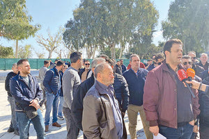 Από τη διαμαρτυρία των ιδιοκτητών τουριστικών λεωφορείων