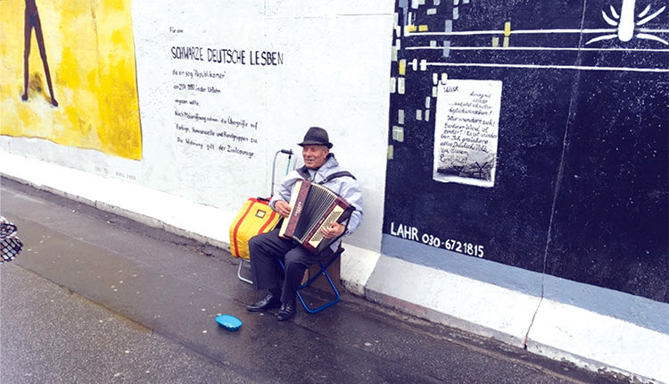 Μια γωνιά του ενωμένου πλέον Βερολίνου