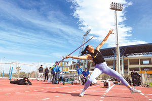 Στιγμιότυπο απο τους αγώνες που έγιναν στο Ηράκλειο