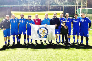 Η ομάδα των αστυνομικών που συμμετείχε στο τουρνουά