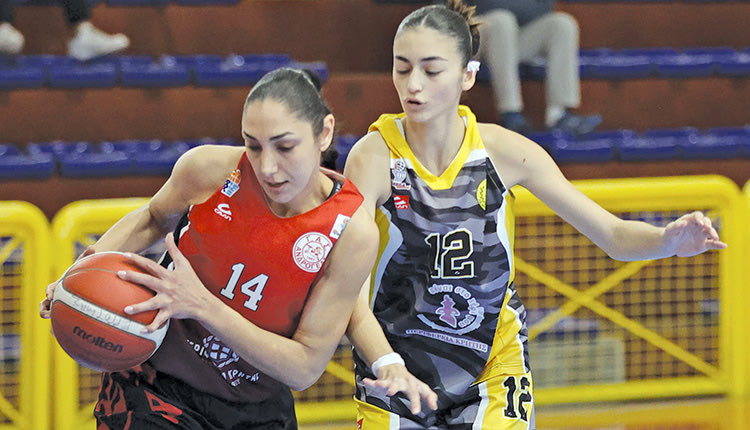 Στιγμιότυπο από το ματς γυναικών Εργοτέλης-Ανδρογέας