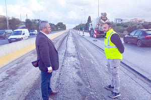 Συνεχίζονται οι ασφαλτοστρώσεις επί του ΒΟΑΚ