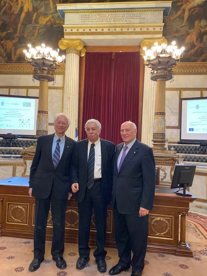 Ο Νίκος Ξυλούρης παρέστη και μίλησε στην Ακαδημία Αθηνών