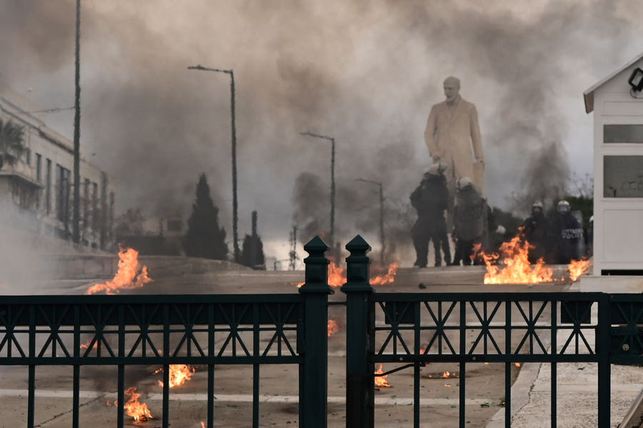 Επεισόδια στο κέντρο της Αθήνας