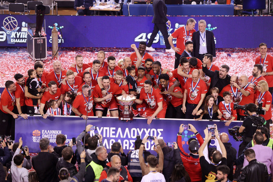 Πήρε το Κύπελλο ο Ολυμπιακός με 69-58