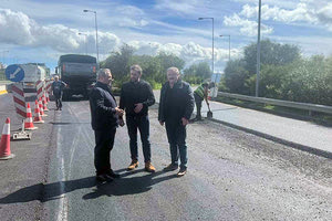 Ολοκληρώθηκαν οι εργασίες στο ύψος του Γαζίου