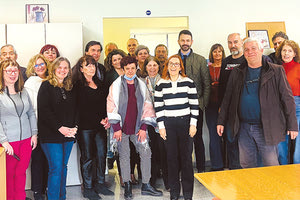 Από την επίσκεψη Ζερβού στο περιφερειακό γραφείο του ΟΠΕΚΕΠΕ στην Κρήτη