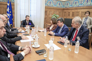 ΣΥΝΑΝΤΗΣΗ ΑΝΔΡΟΥΛΑΚΗ ΜΕ ΠΡΥΤΑΝΕΙΣ «Θα είμαστε δίπλα σας ως παράγοντες προόδου»