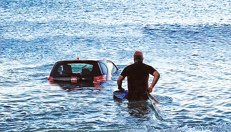 «Αγορασμένο με δικά μου χρήματα το αυτοκίνητο που έσπρωξα στη θάλασσα»