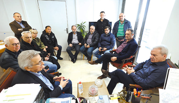 Στη Λότζια οι πρόεδροι ΓΣΕΕ και ΕΚΗ