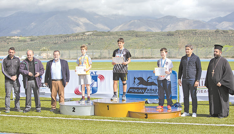 Από τις απονομές στους αγώνες