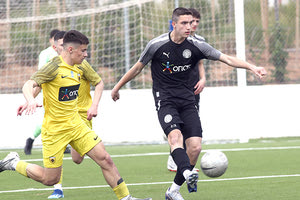 Στιγμιότυπο από το ματς των Κ15 του ΟΦΗ με την ΑΕΚ