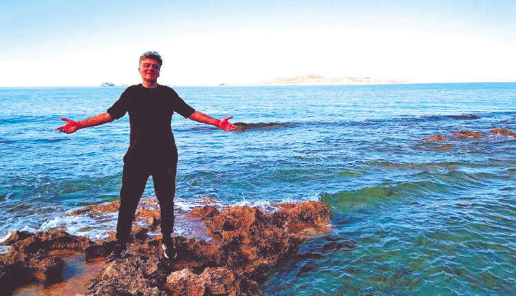 ωO Μηνάς Βιντιάδης στην αγαπημένη του Κάσο